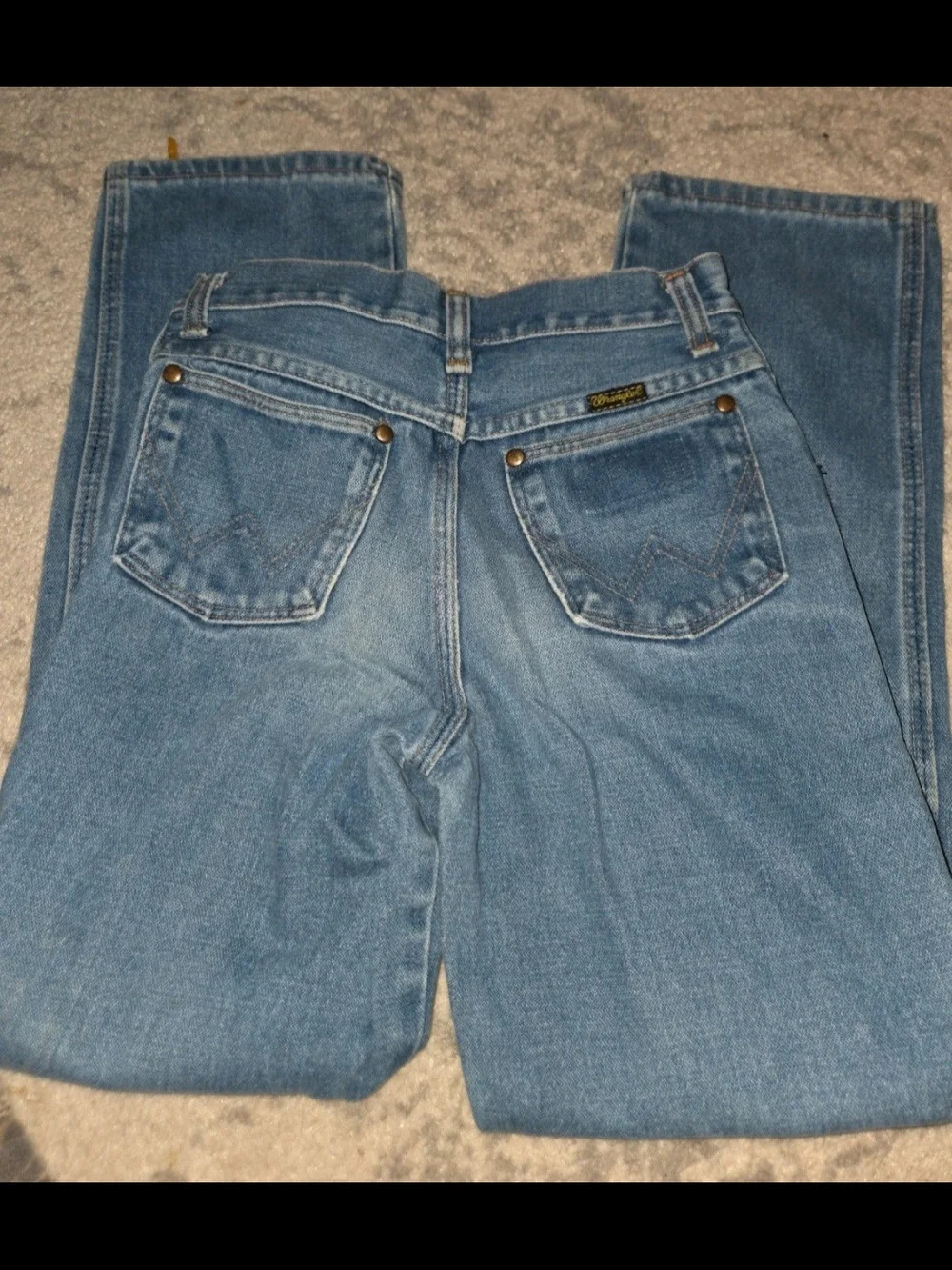 Wrangler Kids Blue Denim Jeans Vintage 12/Y